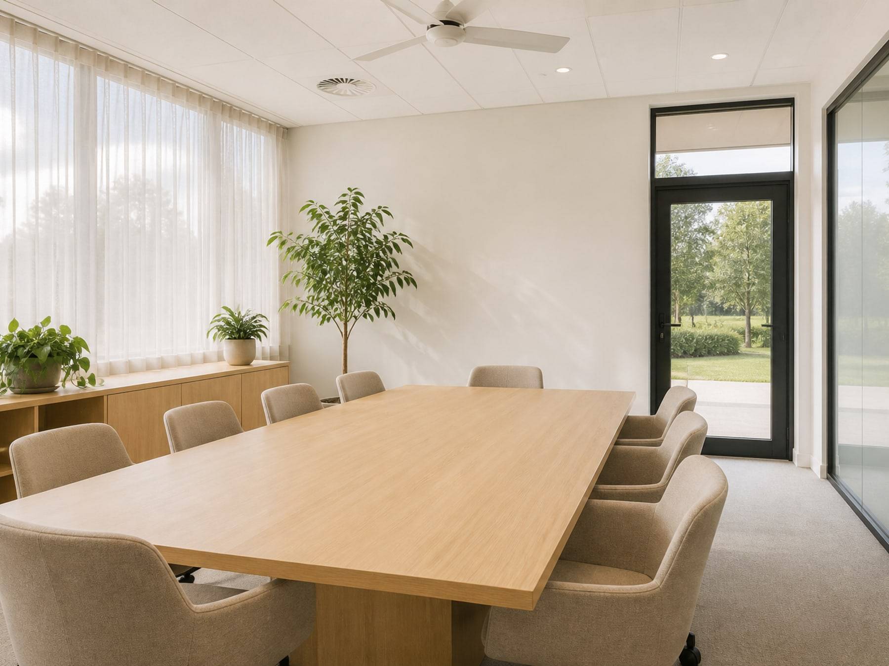 Admin & staff offices interiors by Space Solutions