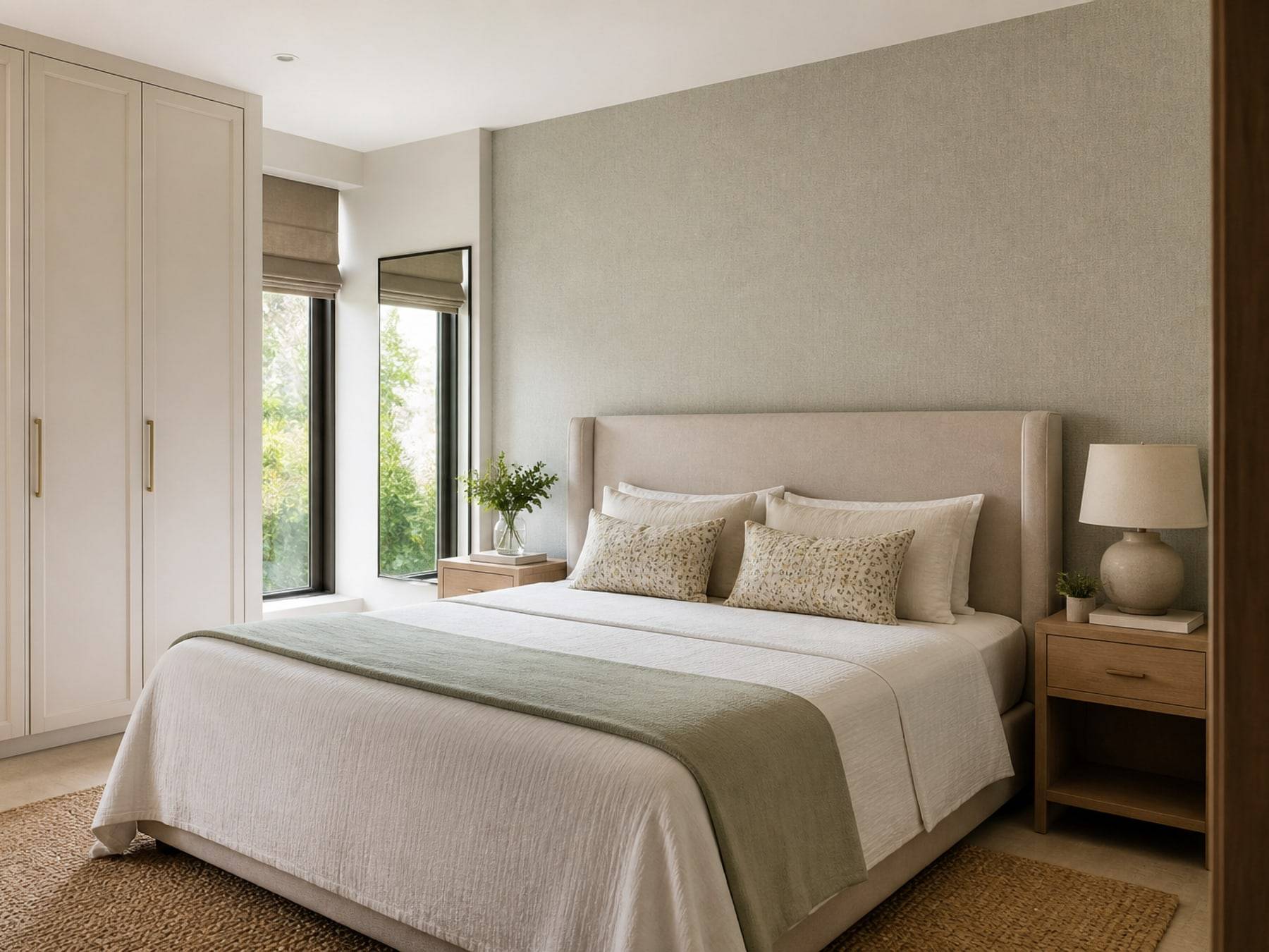 Guest bedroom interiors by Space Solutions