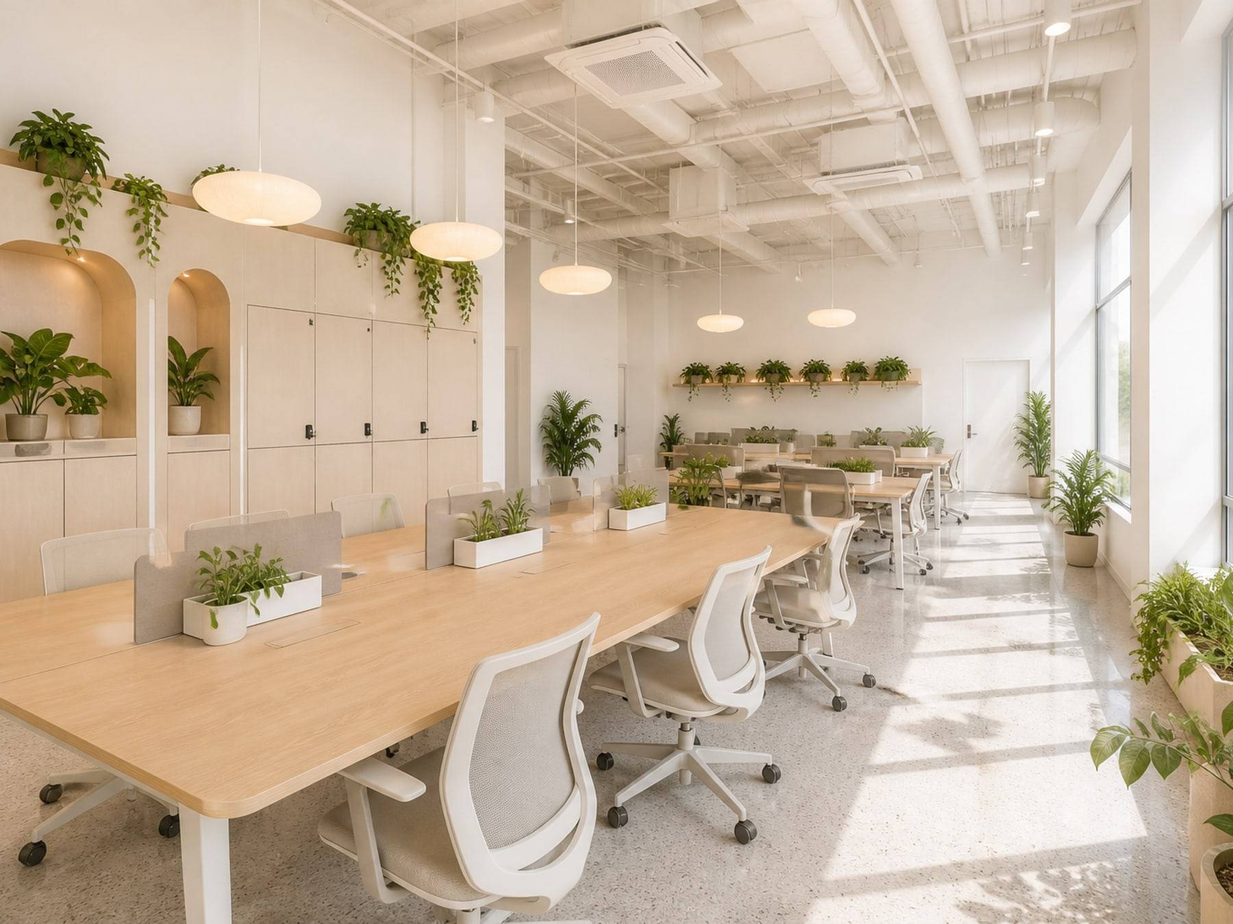 Co-working interiors by Space Solutions