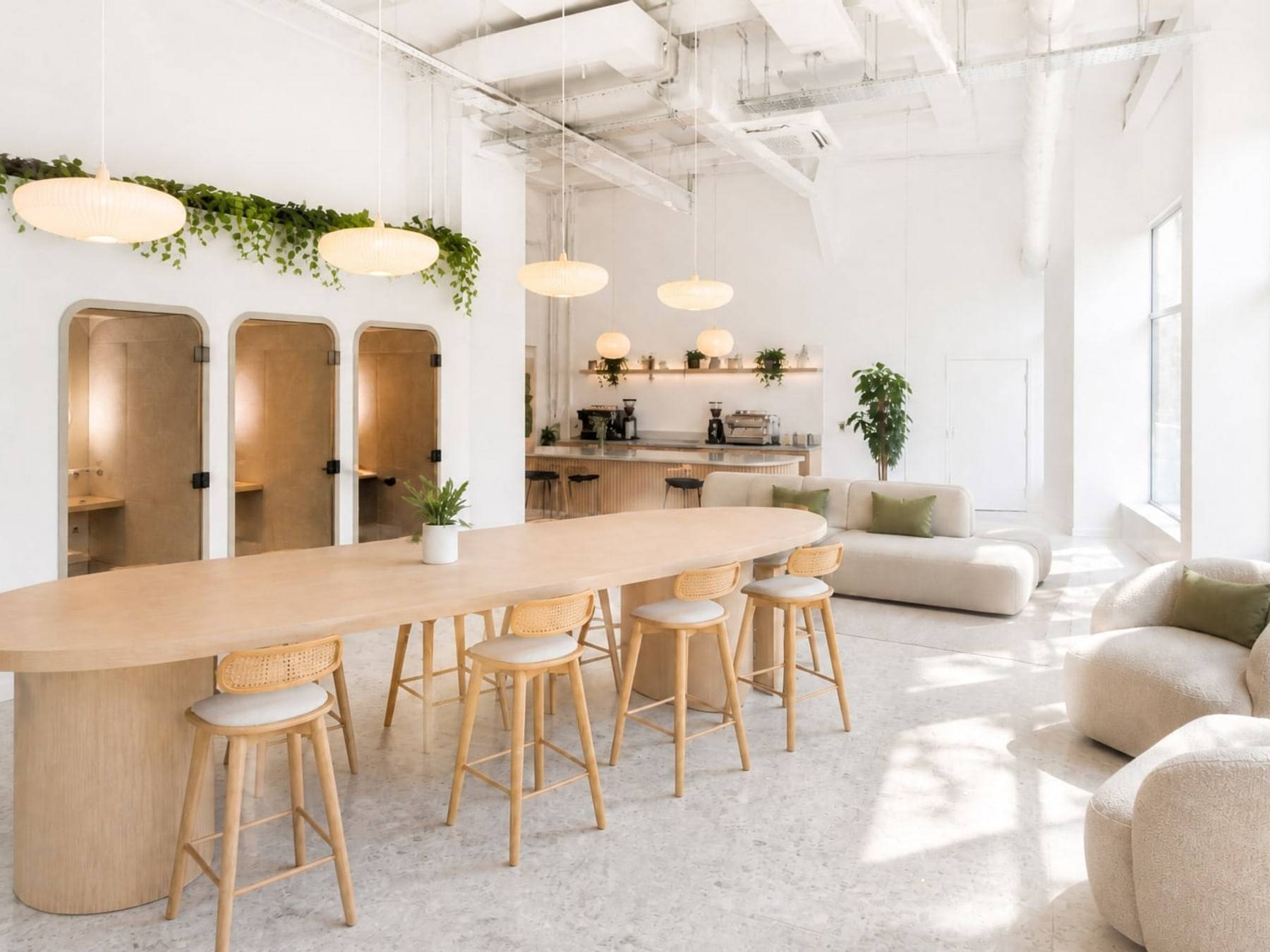 Coworking hot desks