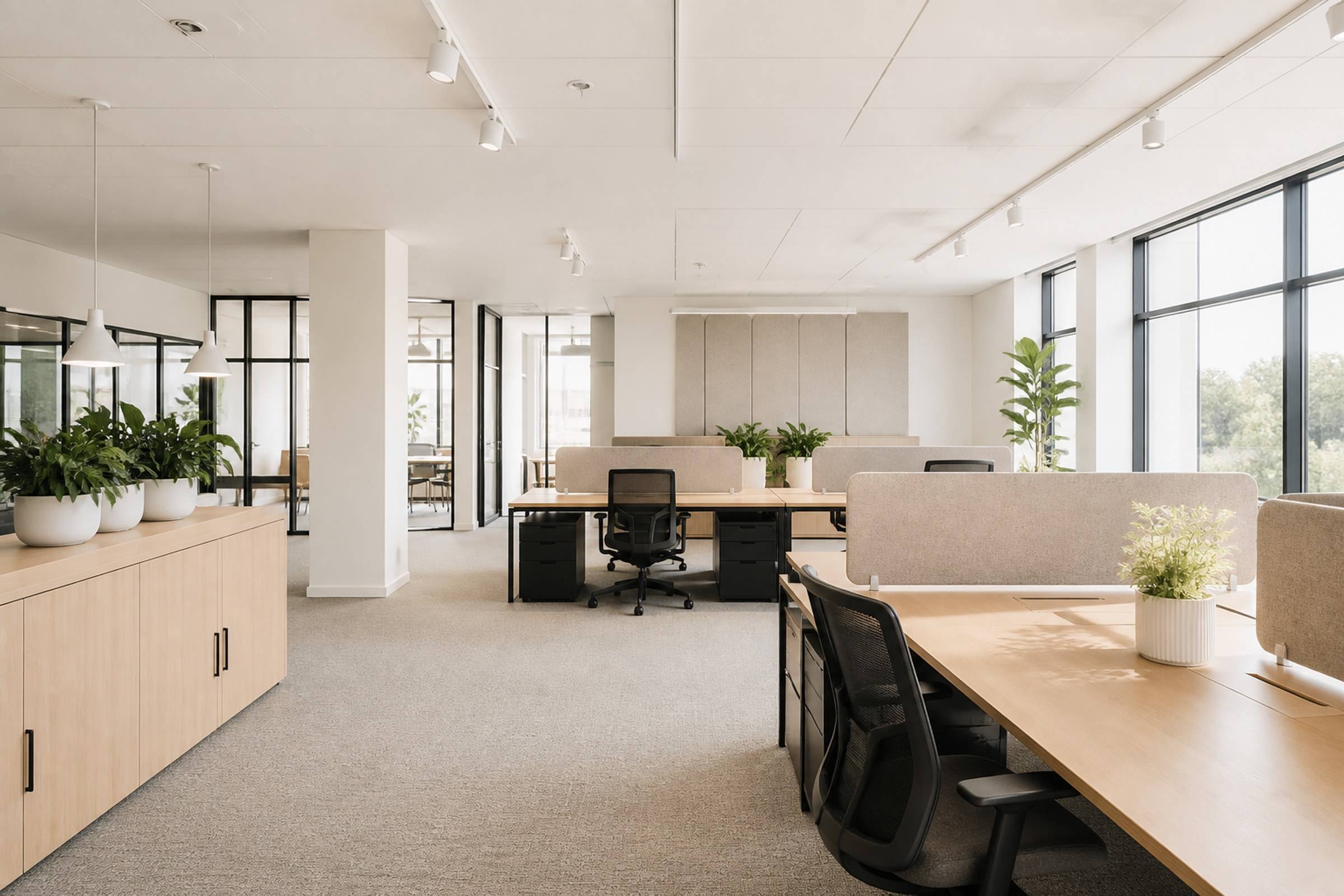 Commercial workplace interior