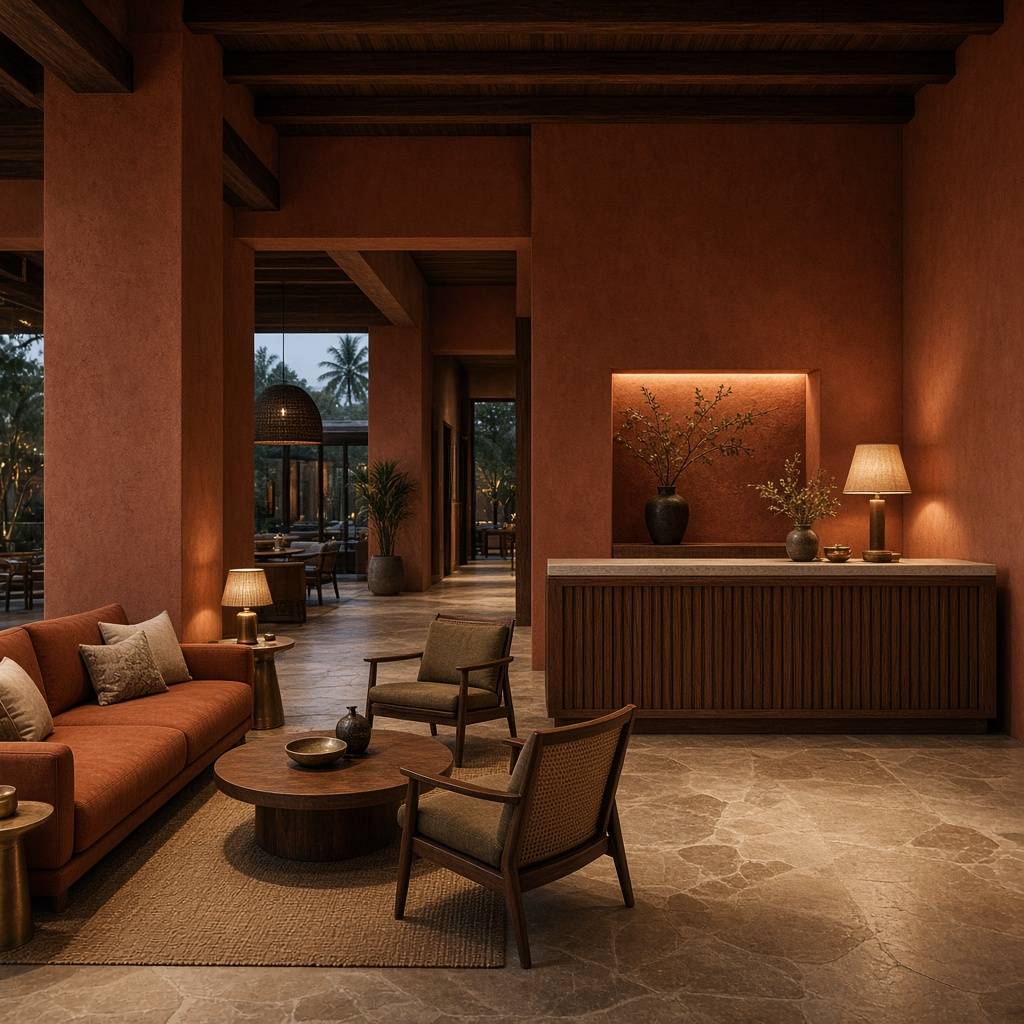 Boutique Hotel Lobby, Karnataka