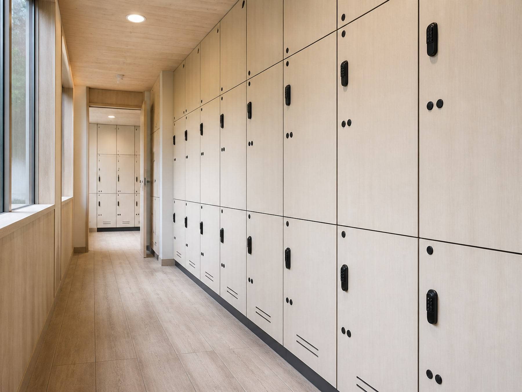 Lockers and common storage interiors by Space Solutions