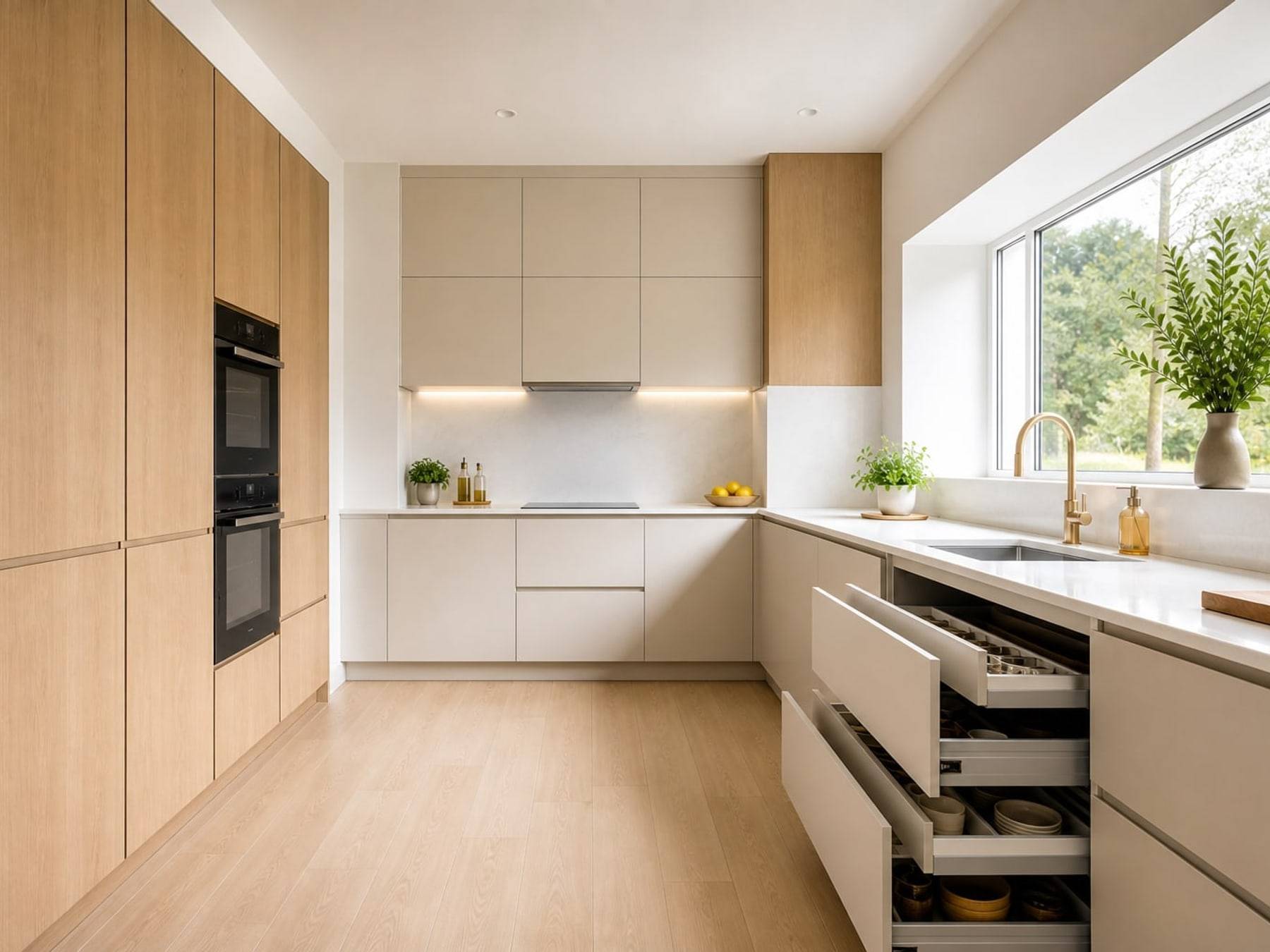 Modular Kitchen interiors by Space Solutions