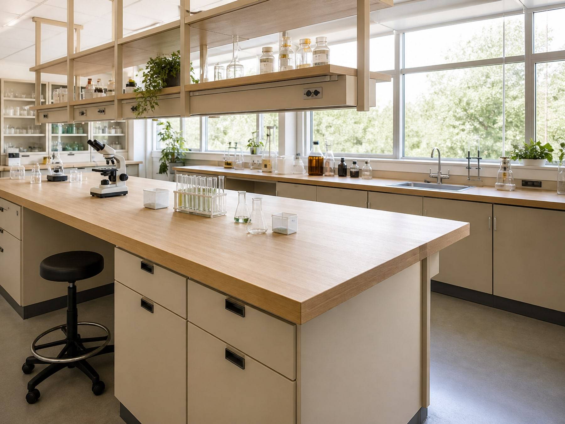 Labs and specialist rooms interiors by Space Solutions
