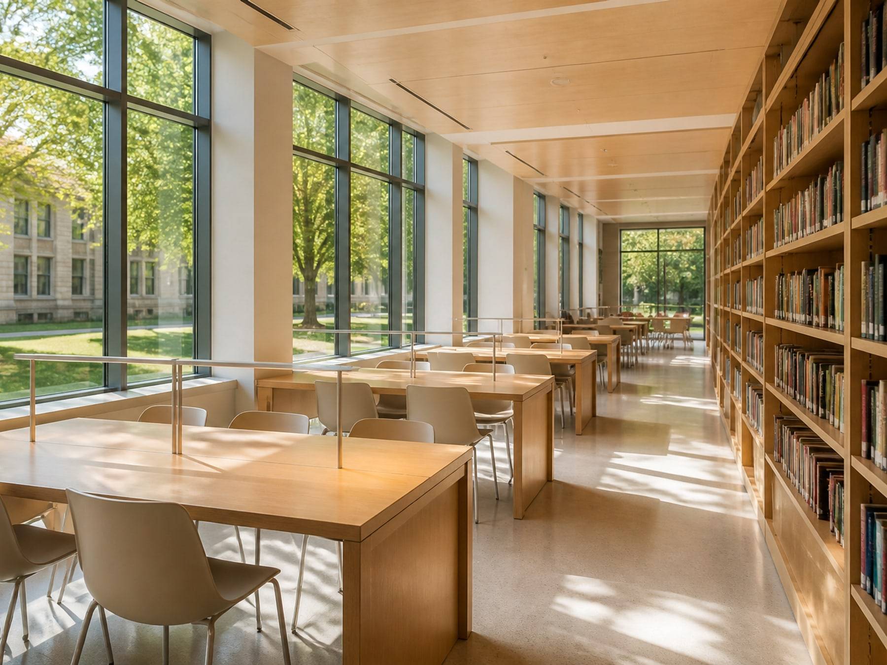 Reading rooms interiors by Space Solutions