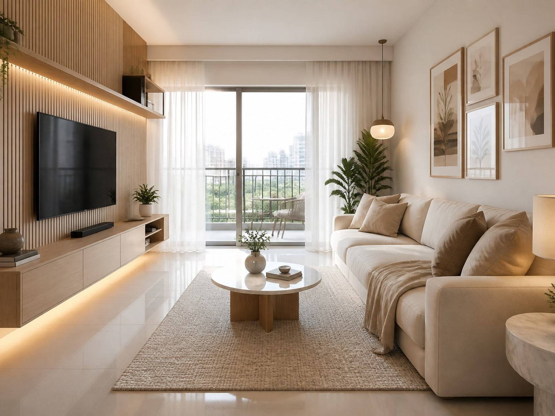 TV and living wall interiors by Space Solutions
