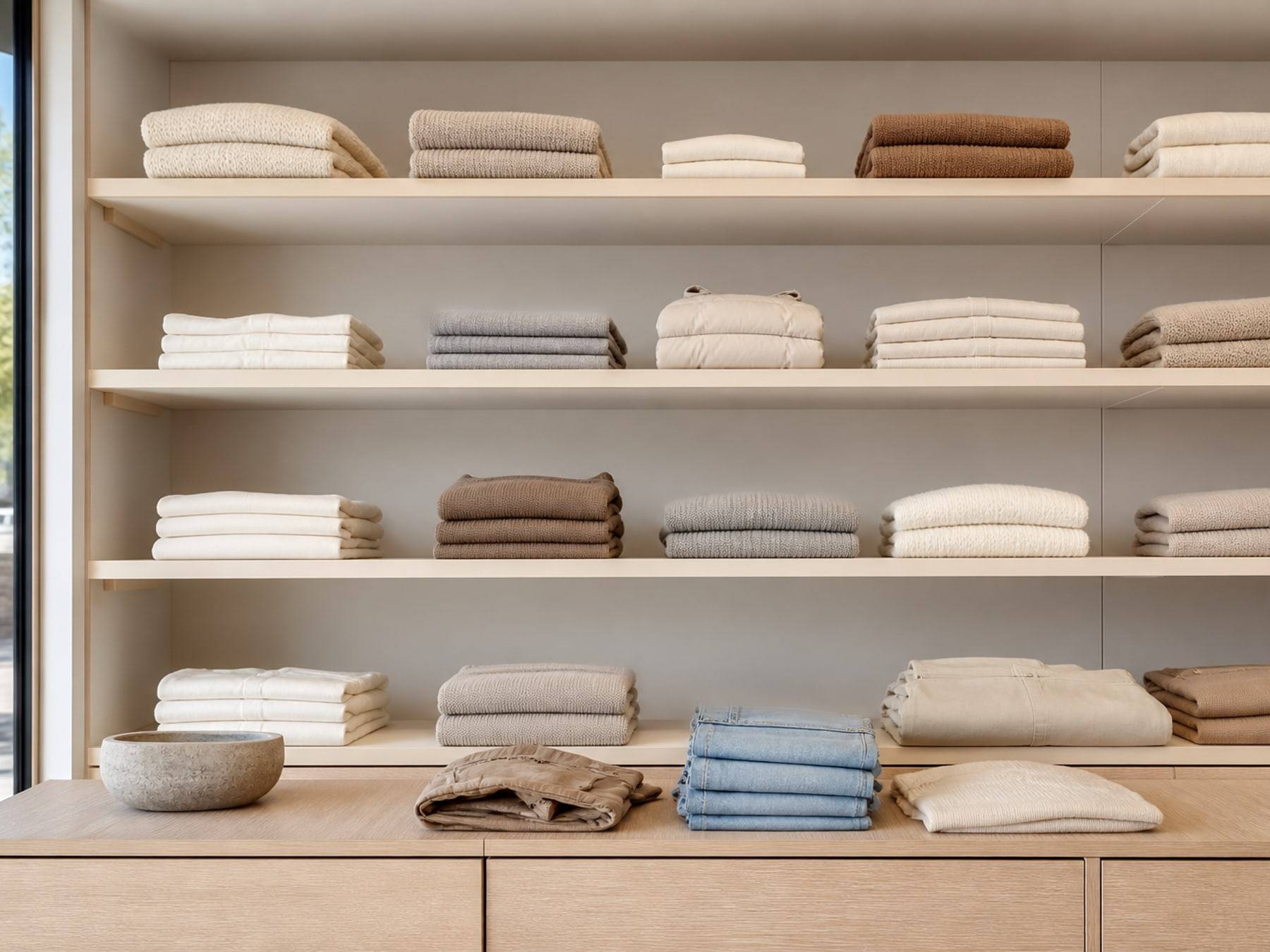 Retail display storage