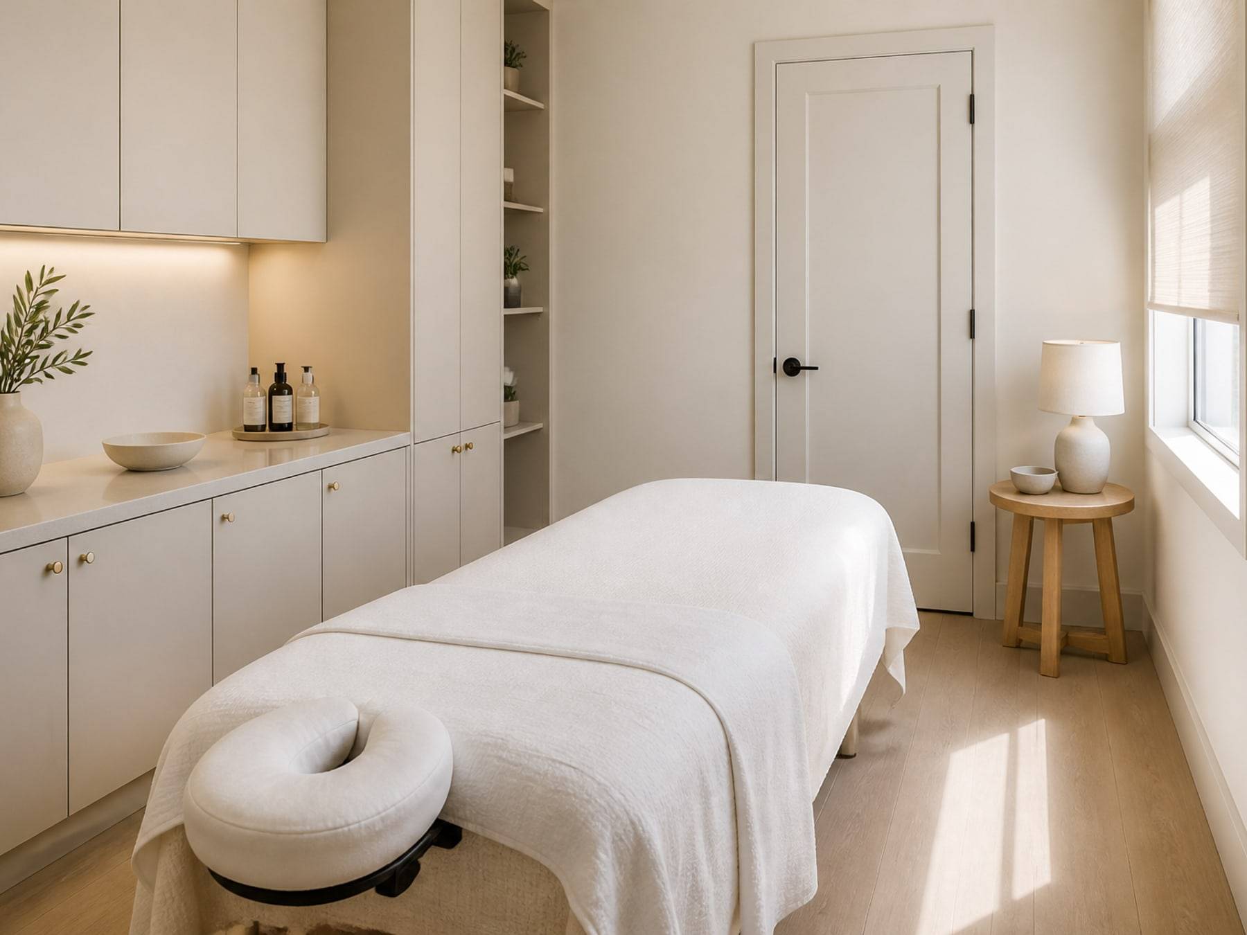 Salon treatment room