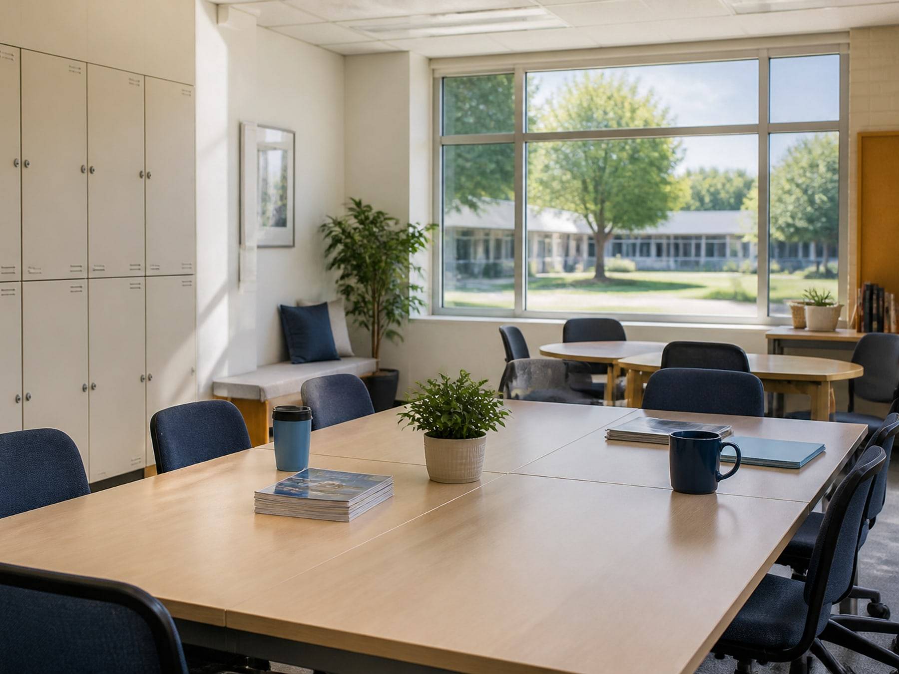 Staff rooms interiors by Space Solutions